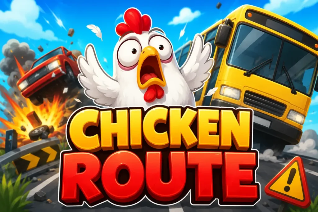 Chicken Route – chicken, bus and road chaos